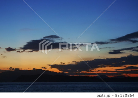 台風16号接近中の夕景・2021/09/29 台風16号接近中の夕景・2021/09/29 83120864