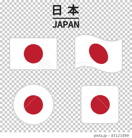 日本の国旗のイラスト 83121899