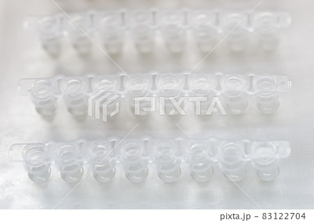 A set of glass tubes for samples. Laboratory chemical equipment. A set of glass tubes for samples. Laboratory chemical equipment. 83122704