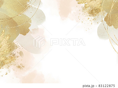 エレガンスな金のフレームテクスチャ 83122875