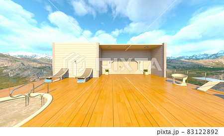 広いバルコニーのある家 広いバルコニーのある家 83122892