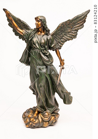 Sculpture of the ancient Greek goddess of victory Nike 83124210