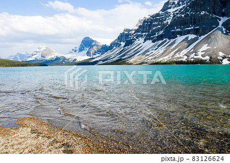 春のカナディアン・ロッキー バンフ国立公園 ボウ湖(カナダ) 春のカナディアン・ロッキー バンフ国立公園 ボウ湖(カナダ) 83126624