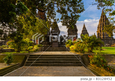 Prambanan temple near Yogyakarta on Java island - Indonesia 83128452