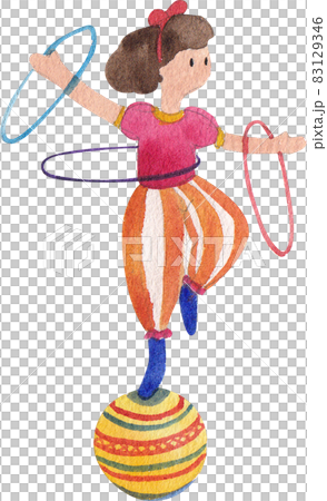 circus funfair and fairground watercolor circus funfair and fairground watercolor 83129346