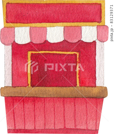 circus funfair and fairground watercolor 83129371