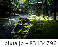 渓流のある公園の風景 83134796