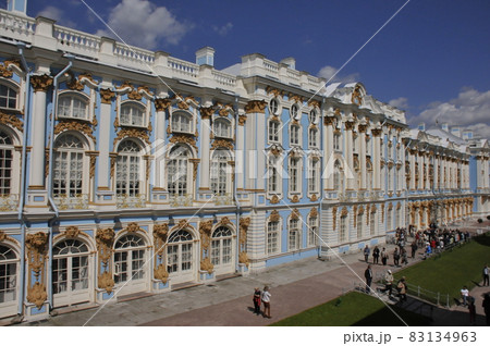 ロシア、サンクトペテルブルク、エカテリーナ宮殿、公園側 83134963