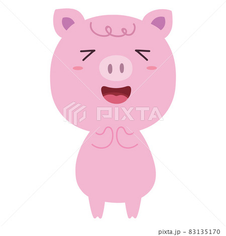 Love pink pig animal Love pink pig animal 83135170