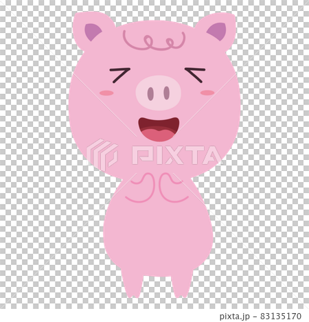 Love pink pig animal Love pink pig animal 83135170