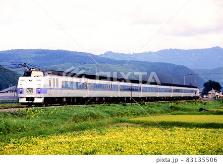 1998年　石北本線を走るキハ183系特急オホーツク8両 83135506