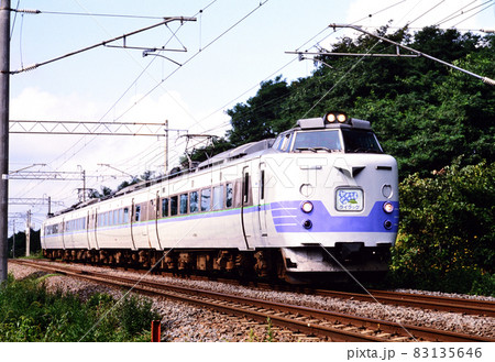 1998年 函館本線を行く781系特急ライラック4両 1998年 函館本線を行く781系特急ライラック4両 83135646