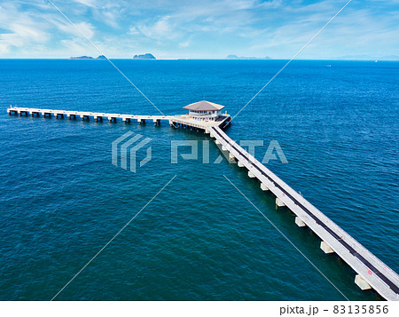 北九州市若松区の北海岸にある脇田海釣り桟橋 83135856