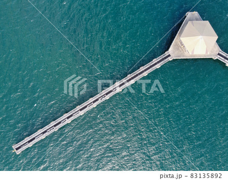 北九州市若松区の北海岸にある脇田海釣り桟橋 83135892