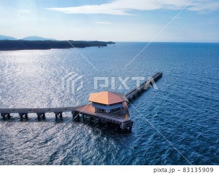 北九州市若松区の北海岸にある脇田海釣り桟橋 83135909