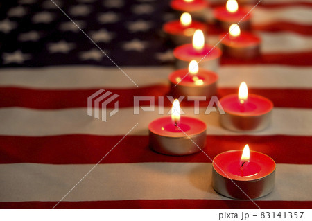 Background flag of the United States of America for national federal holidays celebration and mourning remembrance day. USA symbolics. Background flag of the United States of America for national federal holidays celebration and mourning remembrance day. USA symbolics. 83141357