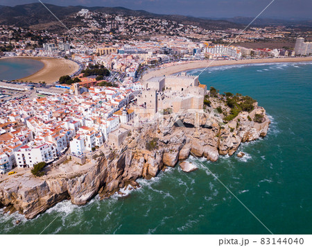 Aerial view of Peniscola Castle Aerial view of Peniscola Castle 83144040