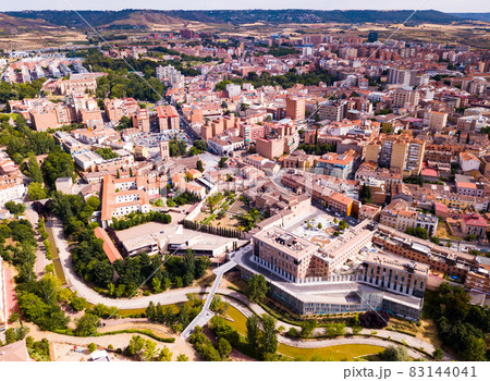 Panoramic view from the drone on the city Guadalajara. Panoramic view from the drone on the city Guadalajara. 83144041