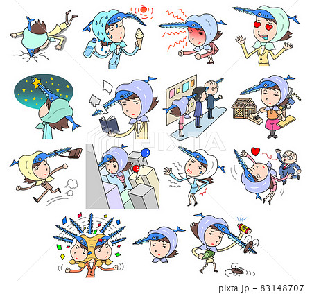 OL・秘書キャラクターイラスト 83148707