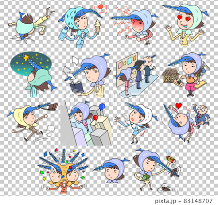 OL・秘書キャラクターイラスト 83148707