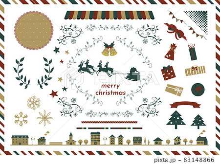 クリスマス イラスト 素材集のイラスト素材 1466