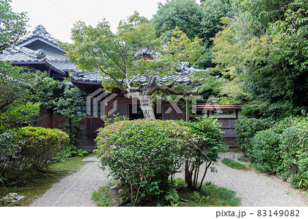 東山荘の玄関前 83149082