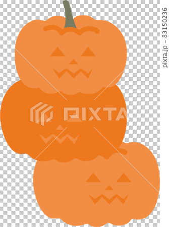 ハロウィンのカボチャ ハロウィンのカボチャ 83150236