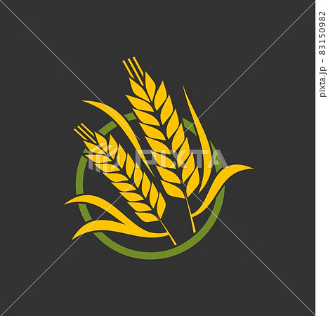 Cereal ear spike, wheat or barley and rice millet stalk vector bakery icon. Bread and grain food sign of farm agriculture, wheat spikelet or barley millet bunch, natural and organic bio product emblem Cereal ear spike, wheat or barley and rice millet stalk vector bakery icon. Bread and grain food sign of farm agriculture, wheat spikelet or barley millet bunch, natural and organic bio product emblem 83150982