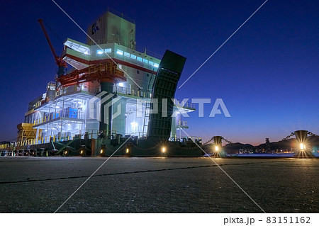 コンクリートミキサー船 夜明け コンクリートミキサー船 夜明け 83151162