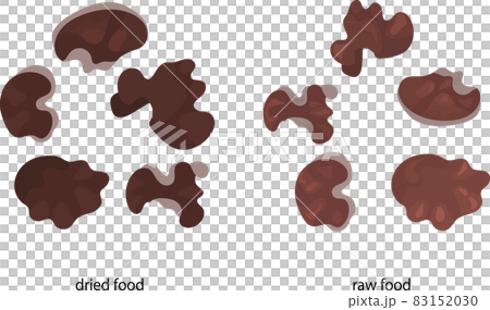 乾木耳菇和原木耳菇的插圖 乾木耳菇和原木耳菇的插圖 83152030