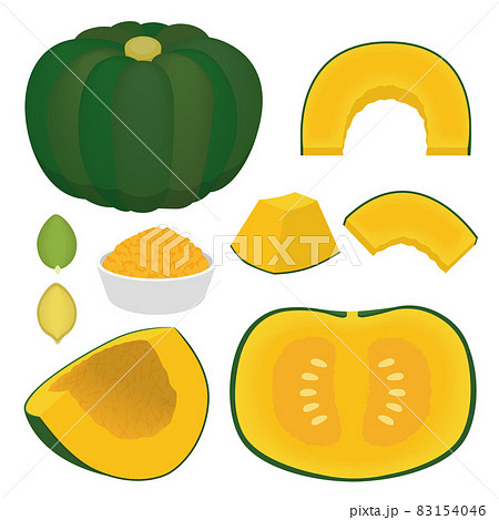 かぼちゃのイラスト かぼちゃのイラスト 83154046