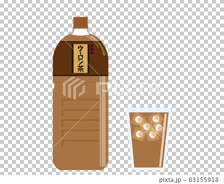 Oolong tea PET bottle vector illustration - Stock Illustration ...