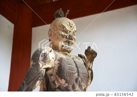 叡福寺 南大門の金剛力士像 大阪府南河内郡太子町 叡福寺 南大門の金剛力士像 大阪府南河内郡太子町 83156542