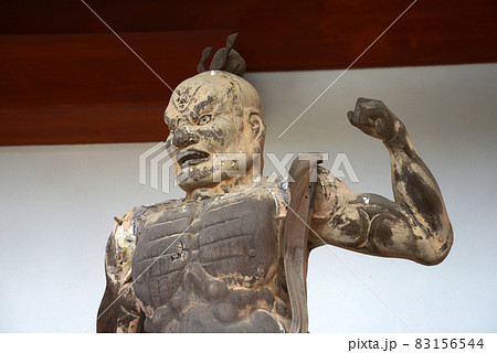 叡福寺 南大門の金剛力士像 大阪府南河内郡太子町 叡福寺 南大門の金剛力士像 大阪府南河内郡太子町 83156544