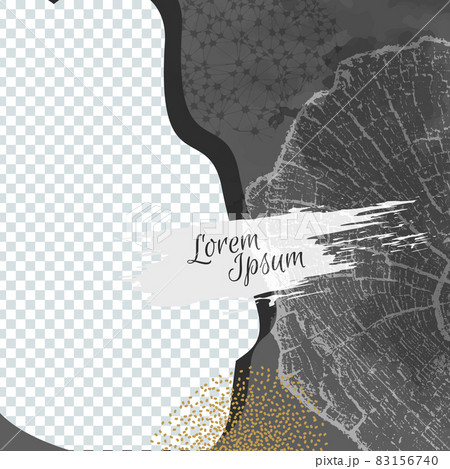 Creative concept flyer layout with tree growth rings. 83156740