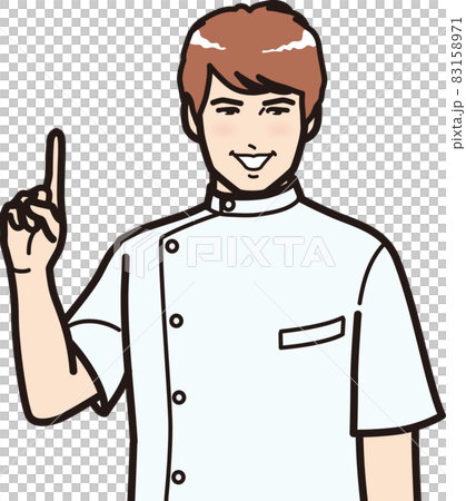 A man in Casey pointing A man in Casey pointing 83158971
