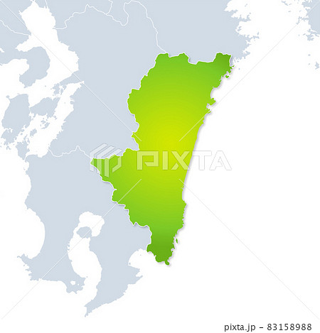 宮崎県地図 宮崎県地図 83158988