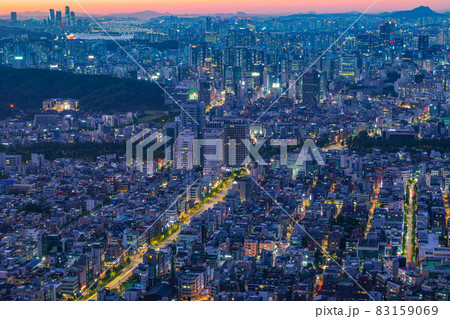 ソウル 夜景 都市 83159069