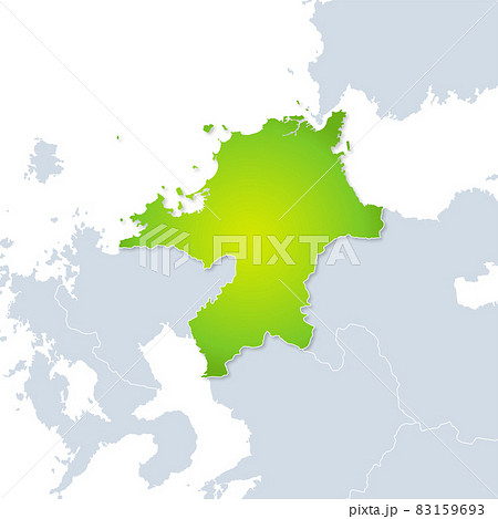福岡県地図 83159693