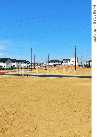 街の再開発 建設前の新興住宅街 街の再開発 建設前の新興住宅街 83159844