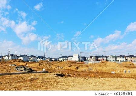 街の再開発 工事現場 街の再開発 工事現場 83159861