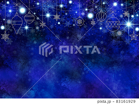 クリスマスイルミネーションの背景フレーム クリスマスイルミネーションの背景フレーム 83161929