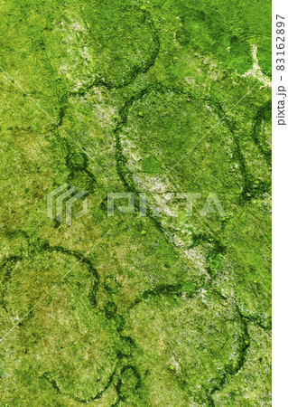 Green fields from above 83162897