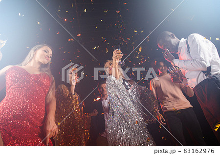 People dance at party People dance at party 83162976