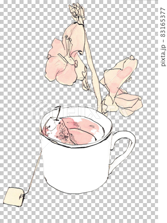 紅茶と花 83165377