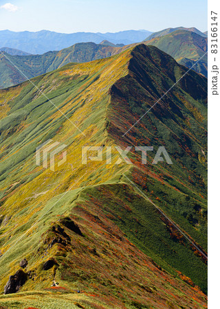 谷川岳展望・山並みと紅葉 83166147