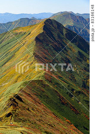 谷川岳展望・色づく山並み（秋景色） 83166148