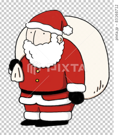 Santa Claus Christmas with a gift bag Santa Claus Christmas with a gift bag 83168712
