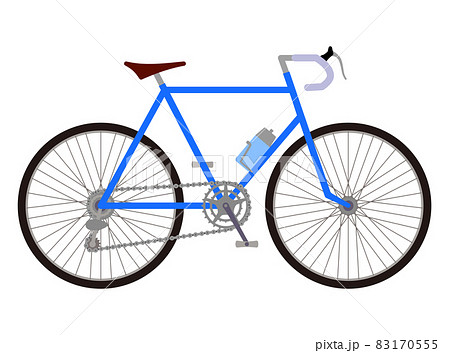 自転車　ロードバイクのイラスト 83170555