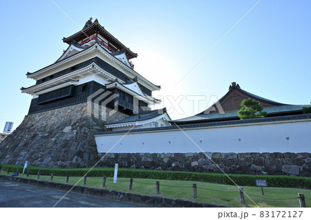 快晴の清須城 天守閣と周辺施設 快晴の清須城 天守閣と周辺施設 83172127